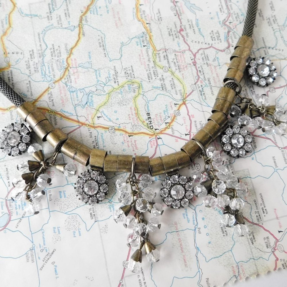 Abercrombie & Fitch crystal necklace